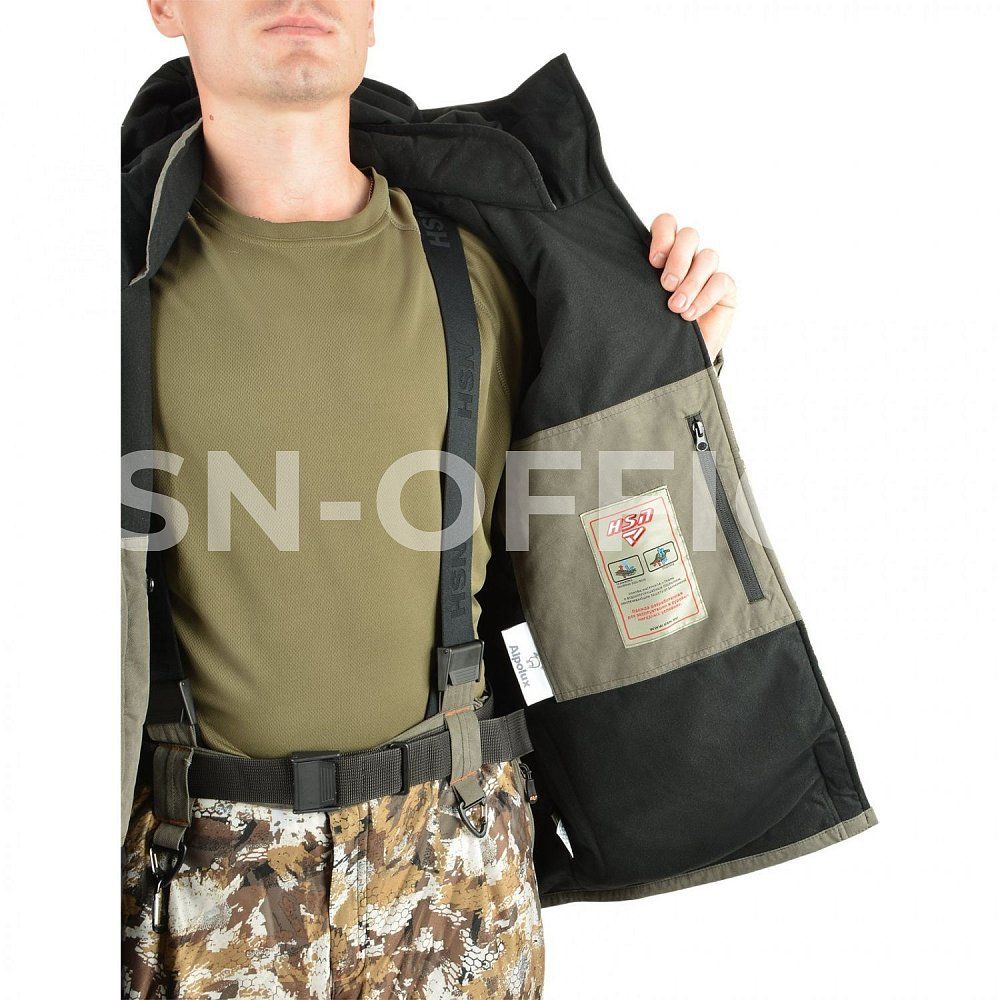 Костюм мужской демисезонный «Stalker I (-15)» (Alova), соты светло-серые 98129-4